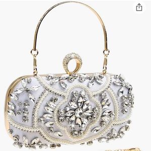 Silver and Gold clutch